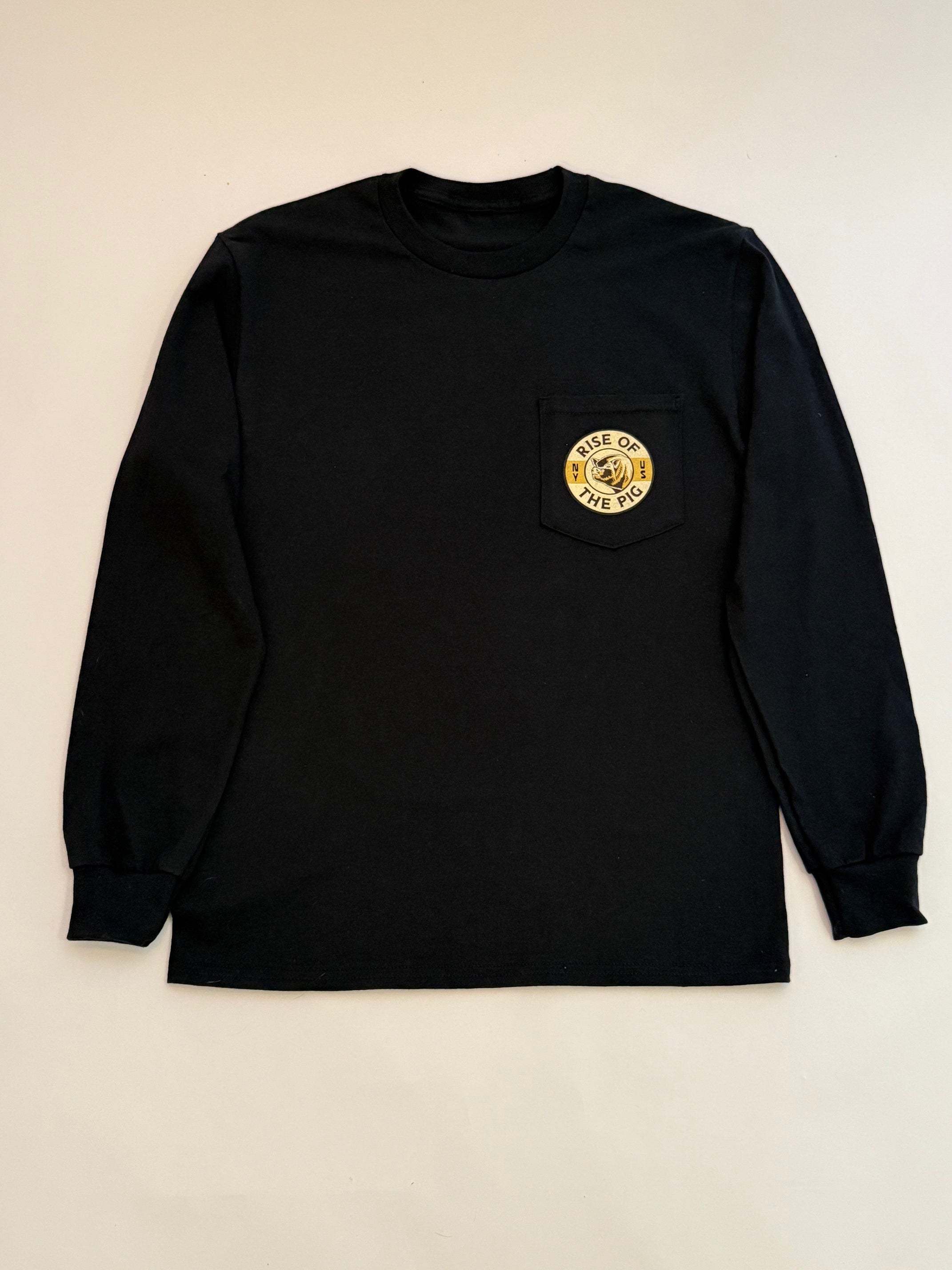 Rise of the Pig Black Long Sleeve Tee